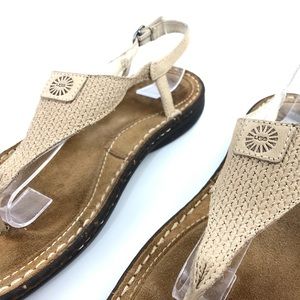 Ugg Sefina Sandals Leather Slingback Strappy EUC 7